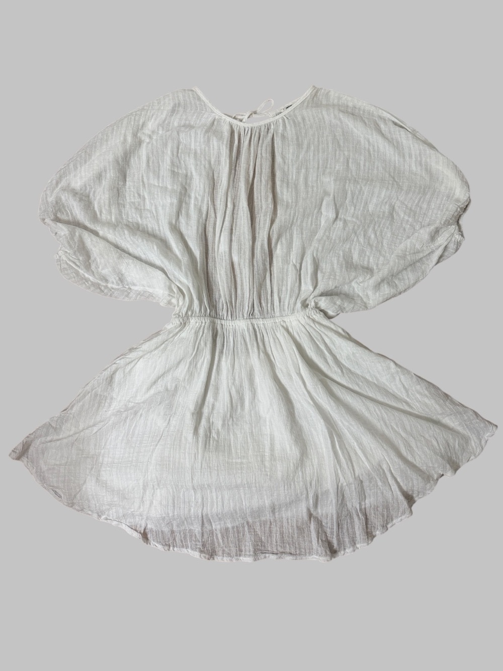 Aerie 100% Cotton Golden Hour White Coverup - Picture 3 of 9